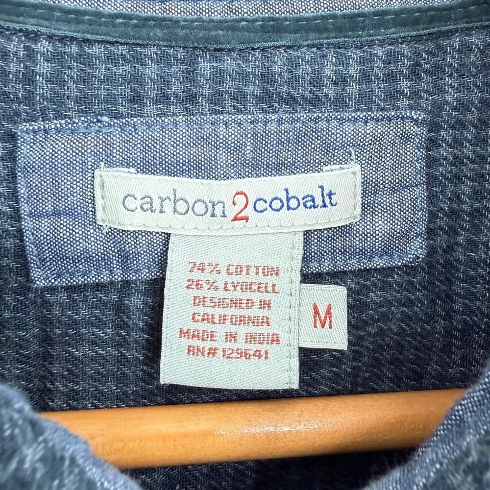 Carbon 2 Cobalt Mens Medium Lot of‎ 5 Long Sleeve Button Down Shirts Workwear - Picture 10 of 16